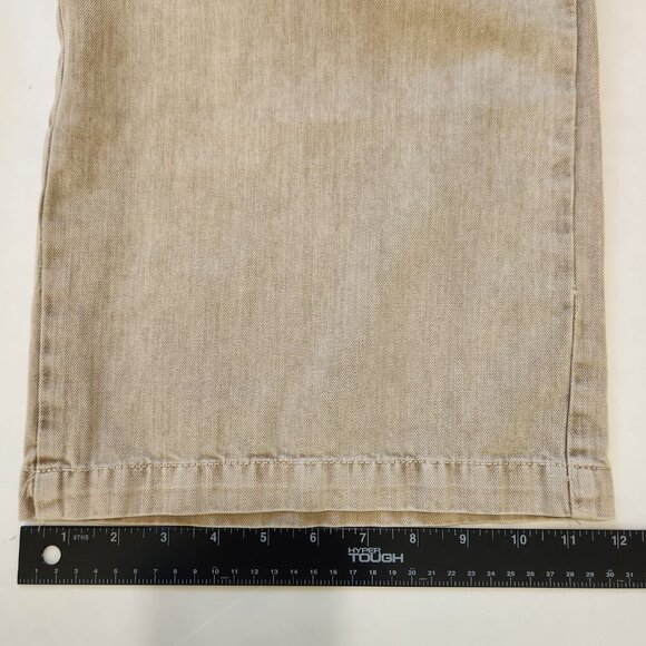 Free People We The Free Midnight City Wide Leg Jeans 26 Beige High Rise Pleated - Picture 7 of 11